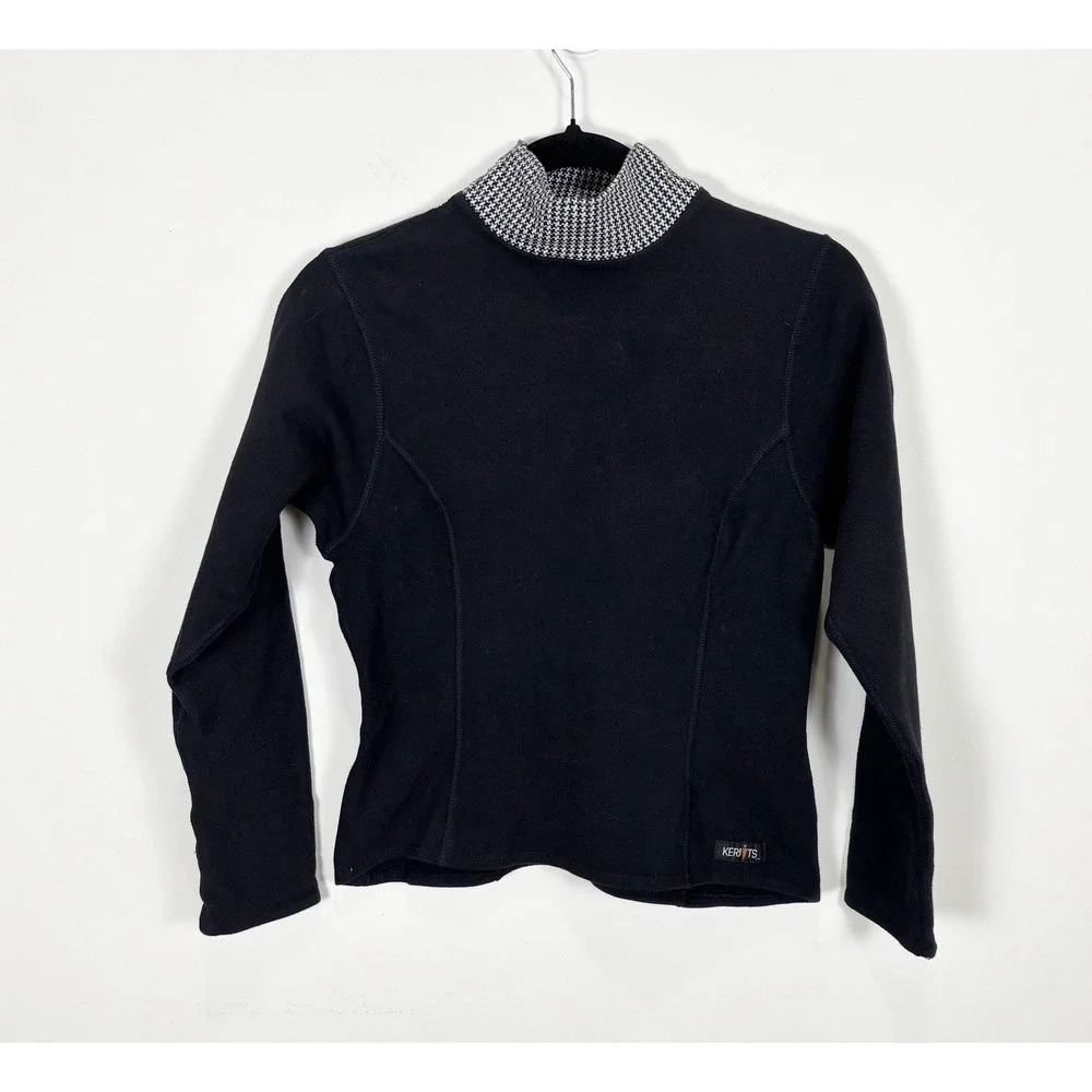 Kerrits On Course Equestrian Mock Neck Sweater  Cotton Blend Medium